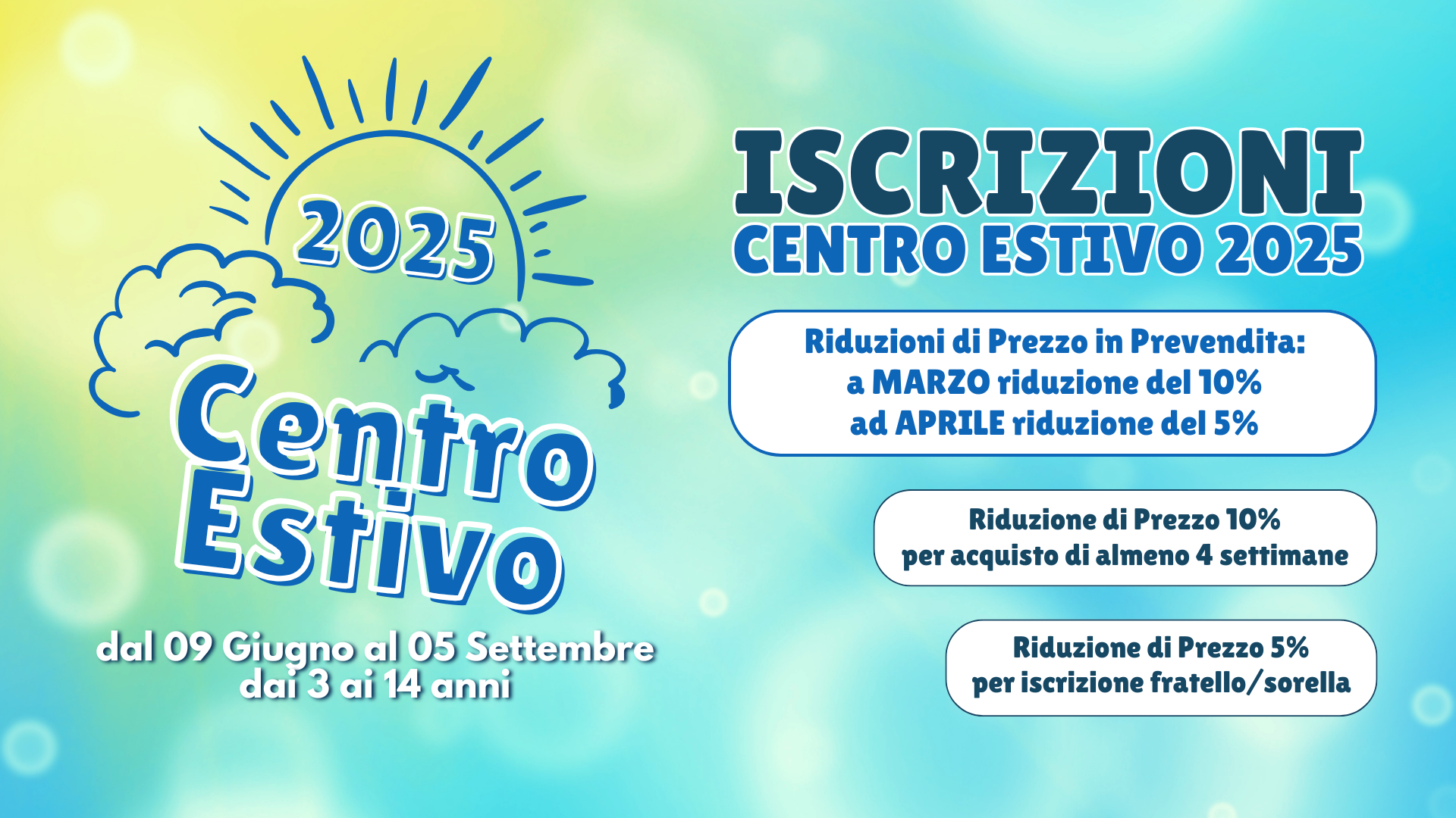 Copertina Centro Estivo 2025